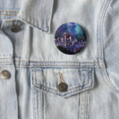Badge Rond 5 Cm Spacey Seattle (En situation)