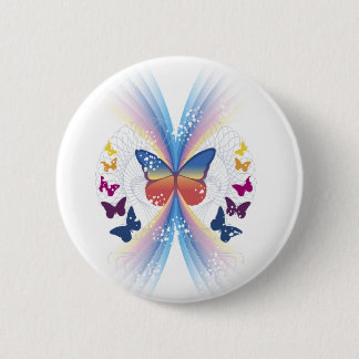 Badge Rond 5 Cm sparkle.butterfly
