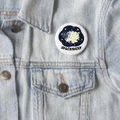 Badge Rond 5 Cm Spatial Sheep Funny Astronaut Pun (En situation)