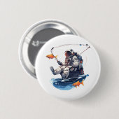 Badge Rond 5 Cm spationaute (Devant & derrière)