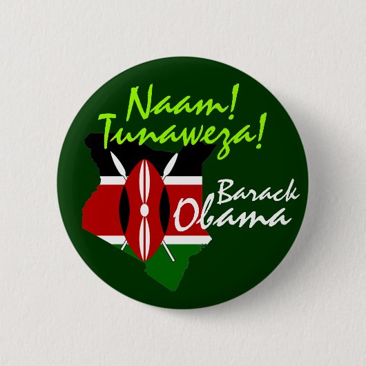 Badge Rond 5 Cm SPECIAL : Naam ! Tunaweza ! (Devant)