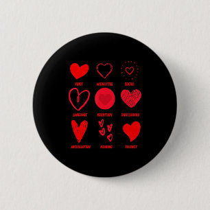 Badge Rond 5 Cm Spécialiste de la parole et du langage drôle pour