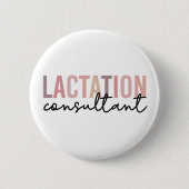 Badge Rond 5 Cm Spécialiste en lactation IBCLC (Devant)