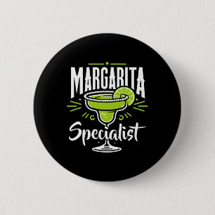 Badge Rond 5 Cm Spécialiste Margarita Cinco De Mayo Drôle de Boiss