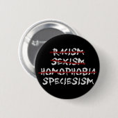 Badge Rond 5 Cm Speciesism (Devant & derrière)