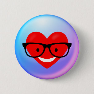 Badge Rond 5 Cm Spectacles