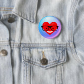 Badge Rond 5 Cm Spectacles (En situation)