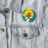 Badge Rond 5 Cm SPEEDY GONZALES™ Debout (En situation)