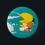 Badge Rond 5 Cm SPEEDY GONZALES™ en couleur<br><div class="desc">Dessin du personnage Speedy Gonzales.</div>