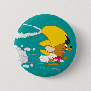 Badge Rond 5 Cm SPEEDY GONZALES™ en couleur