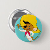 Badge Rond 5 Cm SPEEDY GONZALES™ Mustache (Devant & derrière)