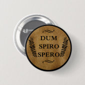 Badge Rond 5 Cm sperme spiro (Devant & derrière)