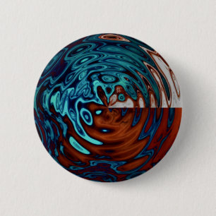 Badge Rond 5 Cm Sphère de sang d'Indiglo