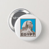 Badge Rond 5 Cm Sphinx de l'Egypte (Devant & derrière)