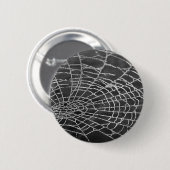 Badge Rond 5 Cm Spider Web (Devant & derrière)