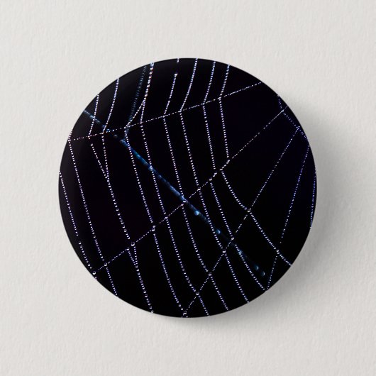 Badge Rond 5 Cm Spider Web (Devant)