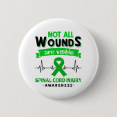 Badge Rond 5 Cm Spinal Cord Injury (Devant)