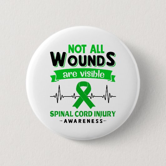 Badge Rond 5 Cm Spinal Cord Injury (Devant)