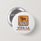 Badge Rond 5 Cm Spinone Italiano