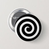 Badge Rond 5 Cm Spiral Button for Hypnosis and Hypnotists (Devant & derrière)