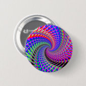 Badge Rond 5 Cm Spirale arc-en-ciel (Devant & derrière)