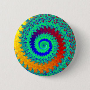 Badge Rond 5 Cm Spirale colorée
