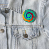 Badge Rond 5 Cm Spirale colorée (En situation)