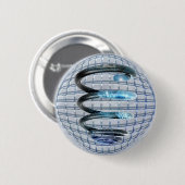 Badge Rond 5 Cm Spirale cosmique (Devant & derrière)