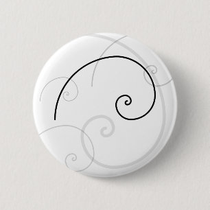 Badge Rond 5 Cm Spirale d'or