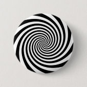 Badge Rond 5 Cm Spirale noire (Devant)