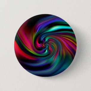 Badge Rond 5 Cm Spirales Arrière - plans Abstraites douces I