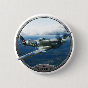 Badge Rond 5 Cm Spitfire