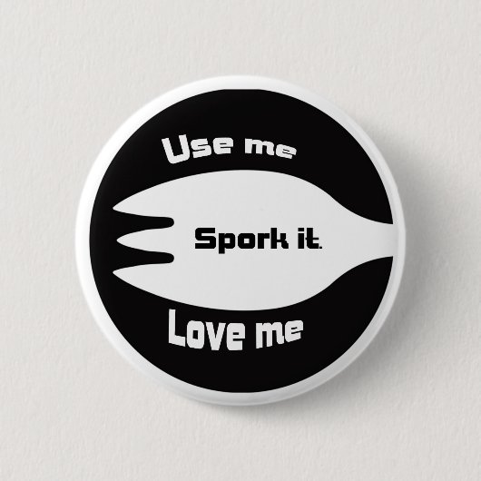 Badge Rond 5 Cm Spork il (Devant)
