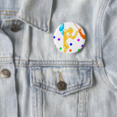 Badge Rond 5 Cm Sport de clôture (En situation)