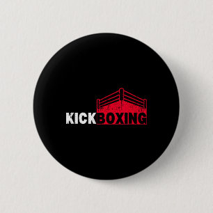 Badge Rond 5 Cm Sport de ring de combat de kickboxing