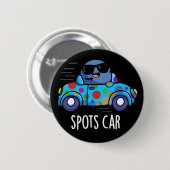 Badge Rond 5 Cm Spots Voiture Sport Amusant Parking Dark BG (Devant & derrière)