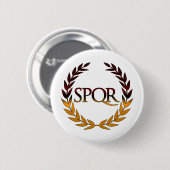 BADGE ROND 5 CM SPQR (Devant & derrière)