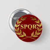 BADGE ROND 5 CM SPQR (Devant & derrière)