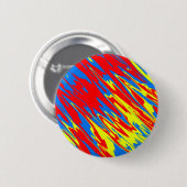 Badge Rond 5 Cm Spray Peint rouge jaune bleu (Devant & derrière)