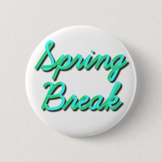 Badge Rond 5 Cm Spring Break 3D