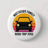 Badge Rond 5 Cm Spring Break Road Trip Sunset Customized (Devant)