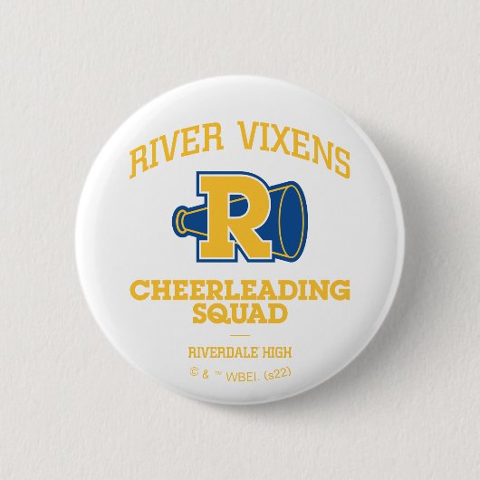 Badge Rond 5 Cm Squad Cheerled River Vixens (Devant)