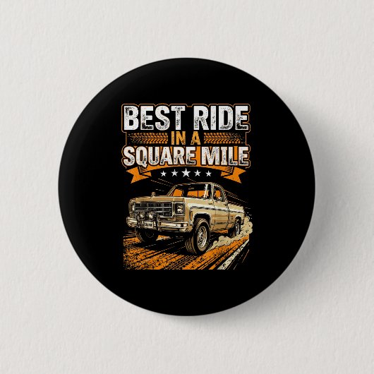 Badge Rond 5 Cm Squarebody Truck  (Devant)