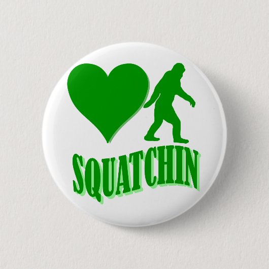 Badge Rond 5 Cm Squatchin du coeur I (Devant)
