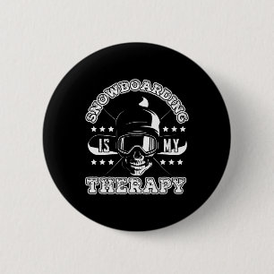 Badge Rond 5 Cm Squelette de chien floral