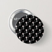 Badge Rond 5 Cm squelette d'Halloween avec une épée (Devant & derrière)