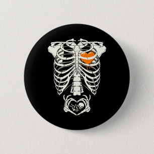 Badge Rond 5 Cm Squelette Grossesse Faire-part Nouvelle maman Hall