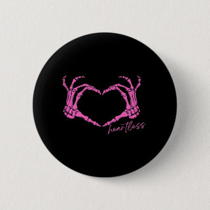 Badge Rond 5 Cm Squelette insensible mains Classique