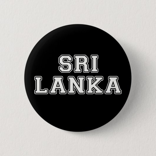 Badge Rond 5 Cm Sri Lanka (Devant)