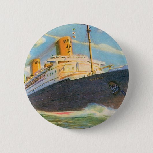 Badge Rond 5 Cm SS Brême en mer (Devant)